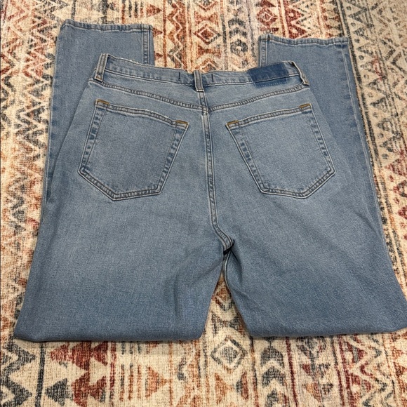 Abercrombie & Fitch Light Blue Straight Leg Jeans - Picture 4 of 11